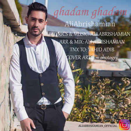 Ali Abrishamian Ghadam Ghadam Music fa.com دانلود آهنگ علی ابریشمیان قدم قدم