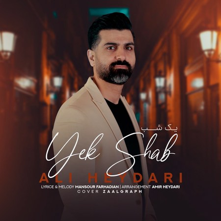Ali Heydari Yek Shab Music fa.com دانلود آهنگ علی حیدری یک شب