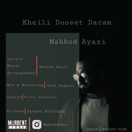 Mahbod Ayazi Kheili Dooset Daram Music fa.com دانلود آهنگ مهبد ایازی خیلی دوست دارم