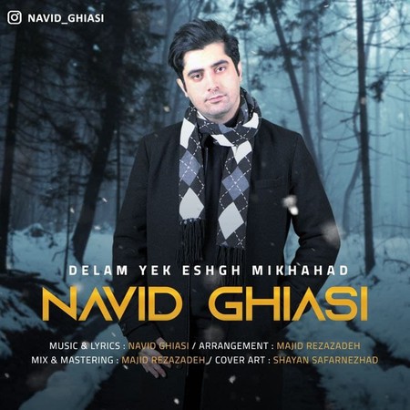 Navid Ghiasi Delam Yek Eshgh Mikhahad Music fa.com دانلود آهنگ نوید غیاثی دلم یک عشق میخواهد