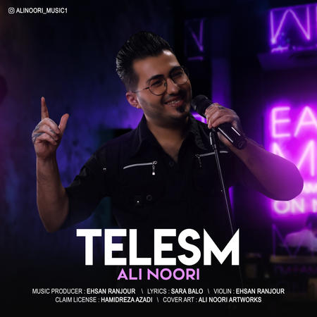 Ali Noori Telesm Music fa.com دانلود آهنگ علی نوری طلسم