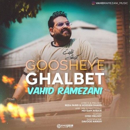 Vahid Ramezani Goosheye Ghalbet Music fa.com دانلود آهنگ وحید رمضانی گوشه قلبت